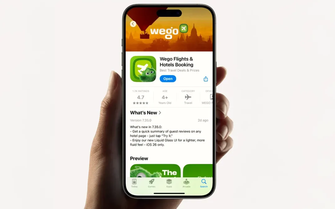 Wego Is Featured on the App Store for iOS 26 